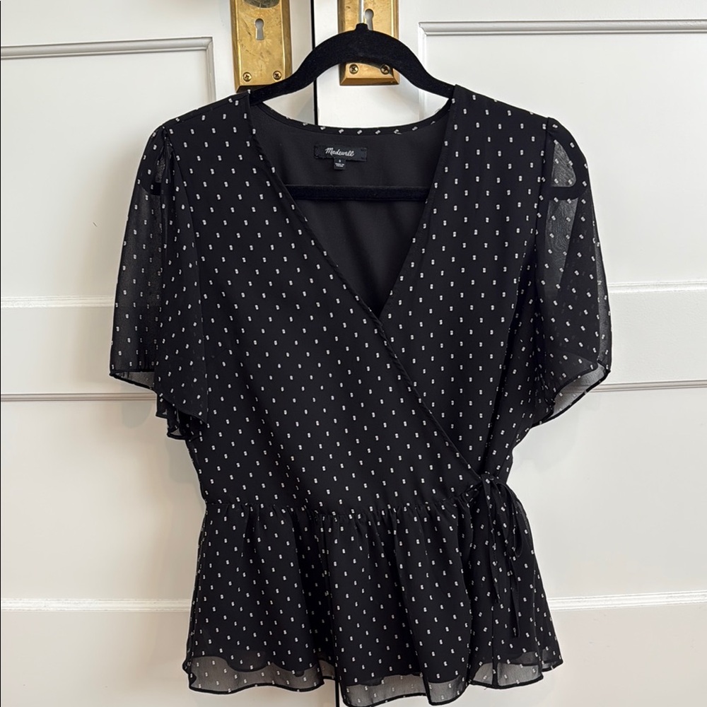 Madewell Black Blouse